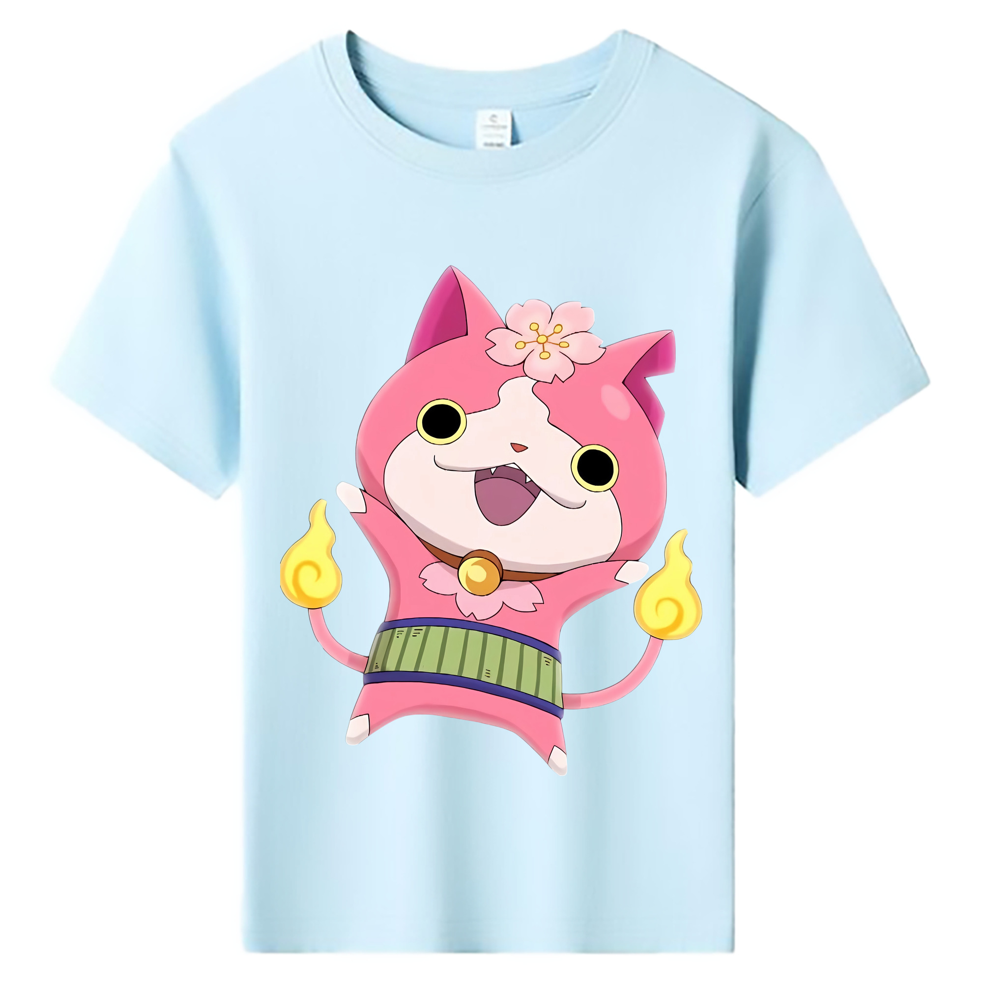 （画像用） 妖怪ウォッチ Yo-kai Watch 綿100％キッズTシャツ（フロントプリント）
